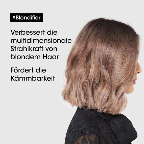 L'Oréal Professionnel Nährende Spülung für blondes und blondiertes Haar, Açaibeeren-Extrakt, Serie Expert, Blondifier Conditioner, 500 ml
