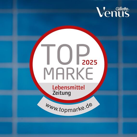 Gillette Venus Pro ComfortGlide Sensitive Damenrasierer — Nassrasierer mit einem Hauch von Aloe Vera, Inkl. 6 Ersatzklingen, Langlebiges Metallhandstück und Duschhalterung