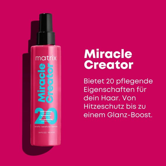 Matrix Leave-In Spray mit 20 pflegenden Eigenschaften, Für alle Haartypen, Miracle Creator Spray, 1 x 190 ml