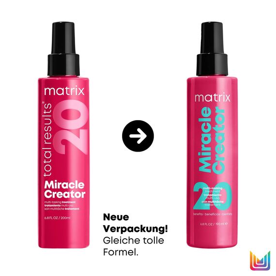 Matrix Leave-In Spray mit 20 pflegenden Eigenschaften, Für alle Haartypen, Miracle Creator Spray, 1 x 190 ml