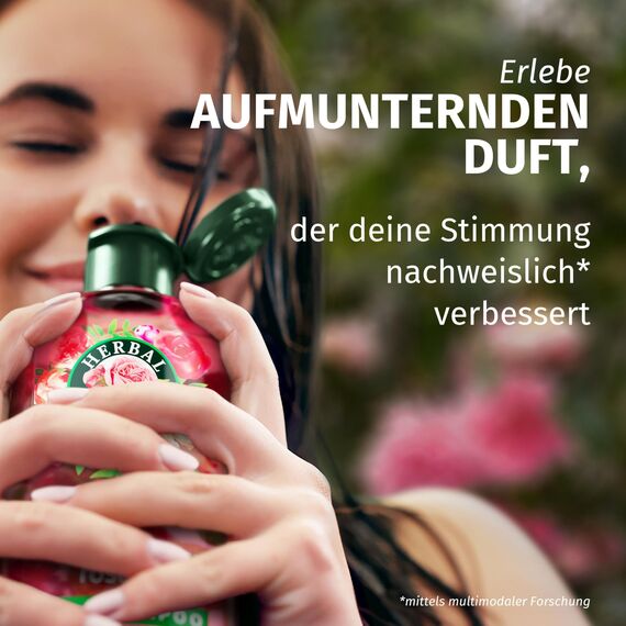 Herbal Essences Blütensanft Pflegespülung mit Rosenduft 250ml. Von stumpfem Haar zu seidig glänzendem Haare, Mit Rosenessenz, Inhaltsstoffe natürlichen Ursprungs, Vegan