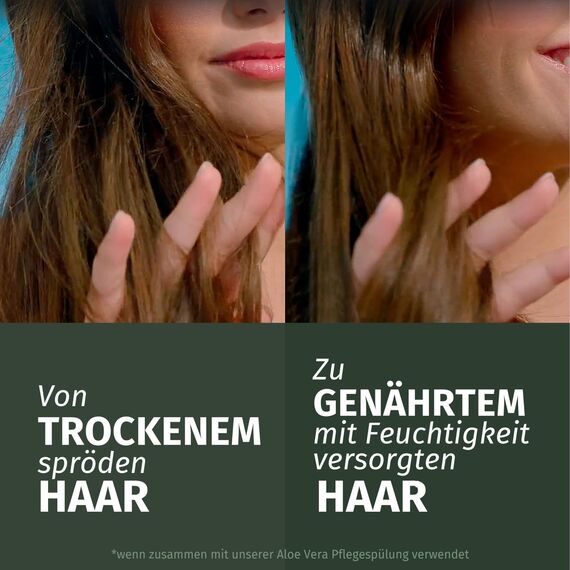 Herbal Essences Feuchtigkeits Shampoo mit Aloe und Jasminduft 350ml. Von sehr trockenem zu glänzenden Haar, Ohne Silikone, ohne sulfatierte Tenside, Mit Inhaltsstoffen natürlichen Ursprungs, Vegan