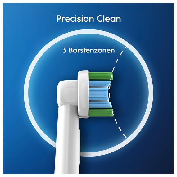 Oral-B Precision Clean Aufsteckbürsten für elektrische Zahnbürste, 12 Stück, mit CleanMaximiser-Borsten für optimale Zahnpflege, briefkastenfähige Verpackung