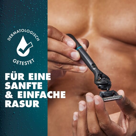 Gillette Intimate Rasierklingen für den Intimbereich, 4 Intimrasierer Ersatzklingen für Nassrasierer mit Gleitstreifen für eine sanfte Anwendung, dermatologisch getestete Klingen für Rasierer