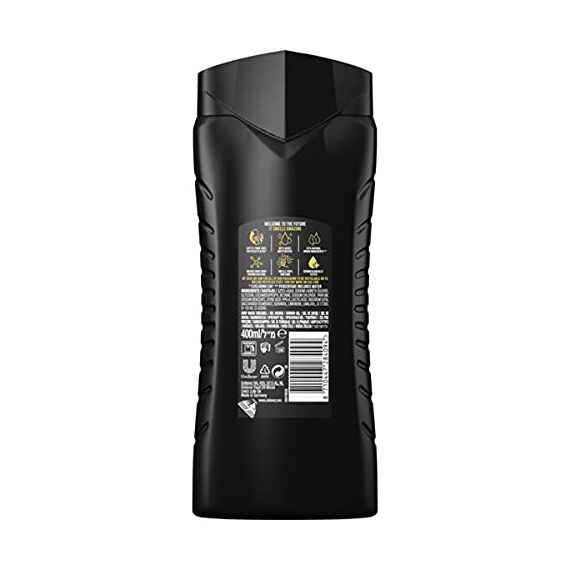 AXE 3in1 Duschgel Dark Temptation XL Shampoo 6x 400ml Showergel Men Shower Gel Herren Body Wash (im 6er Set)