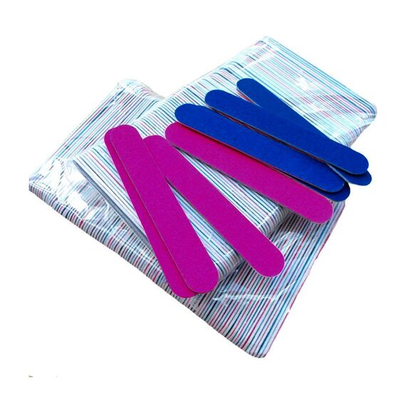 100 Stück Mini-Nagelfeilen, doppelseitig, Körnung 180/240, tragbar, professionell, Emery Boards Nagelfeile, Werkzeug zum Stylen der Nägel für Zuhause und Salon