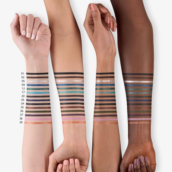 essence cosmetics LONG-LASTING eye pencil, Kajal, Nr. 34 sparkling black, schwarz, langanhaltend, farbintensiv, vegan, wasserfest, Mikroplastik Partikel frei, 1er Pack (0,28g)