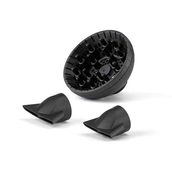 BaByliss Italian Air Pro Föhn mit Diffusor – Hergestellt in Italien, 2200W Hochleistungs-Haarföhn, Ionen Anti-Frizz-Technologie, 2 Temperatur- und 2 Geschwindigkeitsstufen, Schwarz, 6719DE