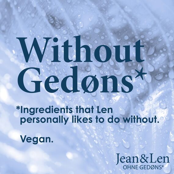 Jean & Len Shampoo Sensitiv Hafermilch & Baumwolle, reinigt sanft und schützt vor Haarbruch, für trockenes Haar und sensible Kopfhaut, ohne Parabene und Silikone, vegan, 300 ml