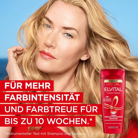 L'Oréal Paris Elvital Color-Glanz Pflege- Shampoo, 250 ml