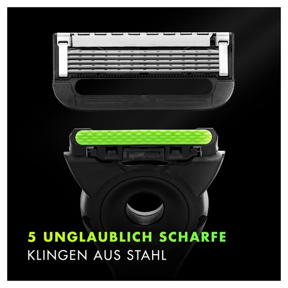 Gillette Labs Ersatzklingen, Kompatibel Mit GilletteLabs Rasierer Mit Reinigungs-Element Und Gillette Heated Razor, 9 Ersatzklingen