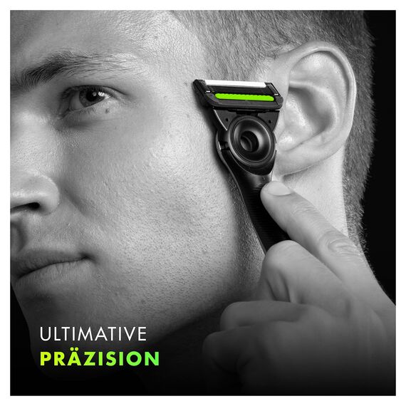 Gillette Labs Ersatzklingen, Kompatibel Mit GilletteLabs Rasierer Mit Reinigungs-Element Und Gillette Heated Razor, 9 Ersatzklingen