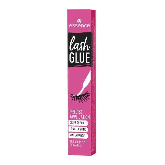 essence lash GLUE, Fake Lashes-Zubehör, transparent, langanhaltend, vegan, wasserfest, Mikroplastik Partikel frei (4,7g)