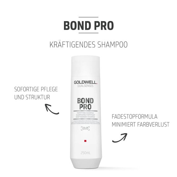 Goldwell Dualsenses Bond Pro Kräftigendes Shampoo für schwaches und zu Haarbruch neigendes Haar, 250 ml