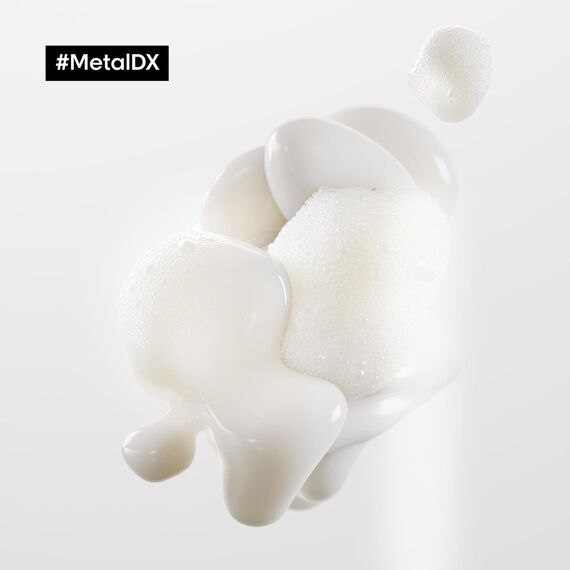 L'Oréal Professionnel Haarshampoo für alle Haartypen, Anti-Haarbruch, Pflege, Geschmeidigkeit, Feuchtigkeit & Glanz, mit Glicoamin, Serie Expert, Metal DX Shampoo, 300 ml