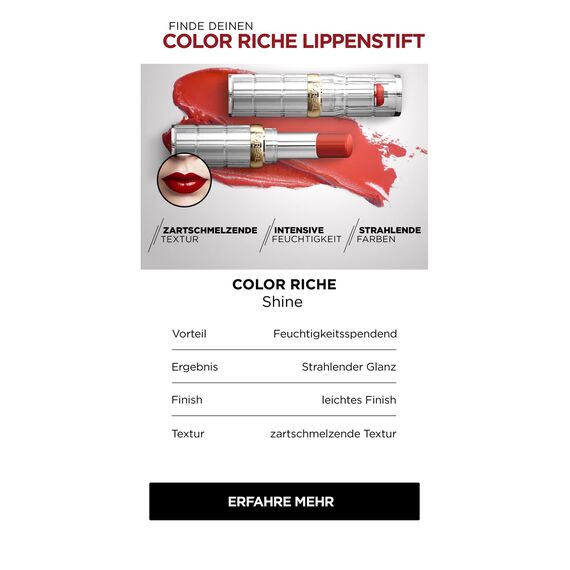L'Oréal Paris Lippenstift für ein pudrig mattes Finish und 16 Stunden Halt, Color Riche Intense Volume Matte, Farbe: 633 Le Rosy Confident, 1.8 g