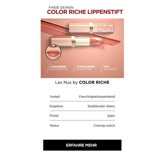 L'Oréal Paris Lippenstift für ein pudrig mattes Finish und 16 Stunden Halt, Color Riche Intense Volume Matte, Farbe: 633 Le Rosy Confident, 1.8 g