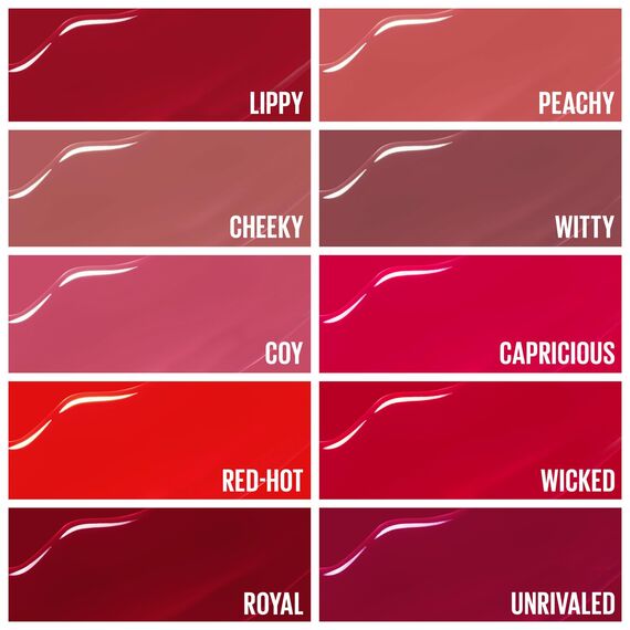 Maybelline New York flüssiger Lippenstift, Liquid Lipstick mit 16 Stunden Halt und glänzendem Finish, Super Stay Vinyl Ink, Nr. 50 Wicked, 4,2 ml