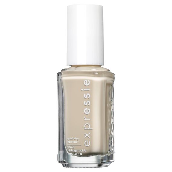 essie Schnelltrocknender Nagellack „expressie“, Vegane Formel ohne Inhaltsstoffe tierischen Ursprungs, Nr. 440 daily grind, Weiß, 1 x 10 ml