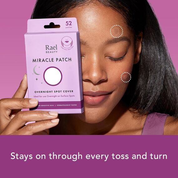 Rael Miracle Anti Pickel Patch über Nacht - Korean Skincare, Pimple Patches für das Gesicht, Extra Starke Haftkraft, Hydrokolloid Akne Pflaster, Vegan, Tierversuchsfrei, 3 Größen (104 Stück)