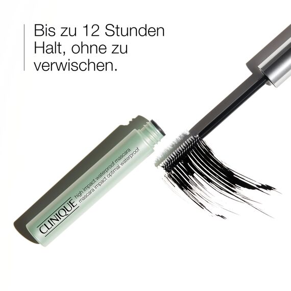 Clinique High Impact™ Waterproof Mascara | Wasserfeste Mascara für mehr Volumen und Länge | wischfest + sicher für empfindliche Augen, 8 ml