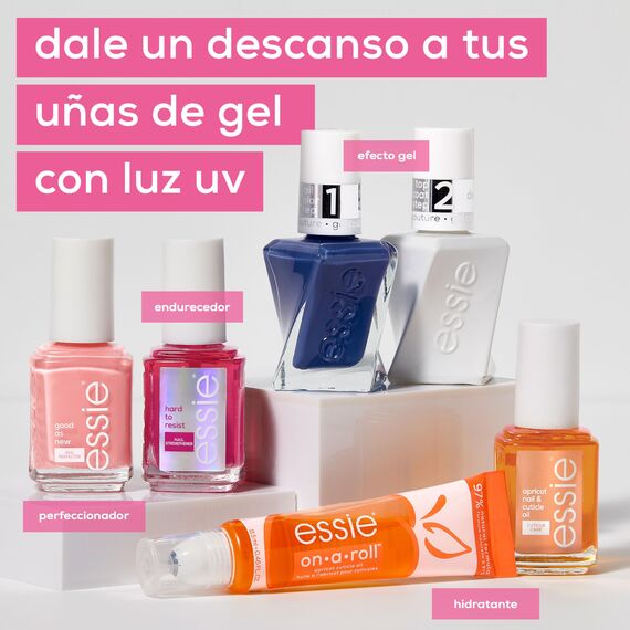 essie Nagelhärter zur optischen Aufhellung und für stärkere Nägel, Vegane Formel ohne Inhaltsstoffe tierischen Ursprungs, hard to resist, Violetter Tint, 1 x 13,5 ml