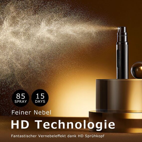 Travelofo Parfümzerstäuber Nachfüllbar, Leer Reise Parfüm Zerstäuber Mini Portable Sprühflasche mit Fenster für Unterwegs, 8ml (B-Rosa)