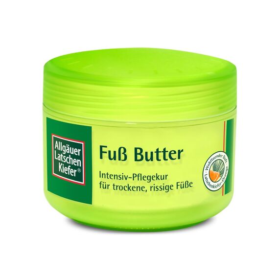 Allgäuer Latschenkiefer Fußbutter 200 ml, Intensivpflege mit Shea Butter, für sehr trockene Füße, original Allgäuer Latschenkiefer