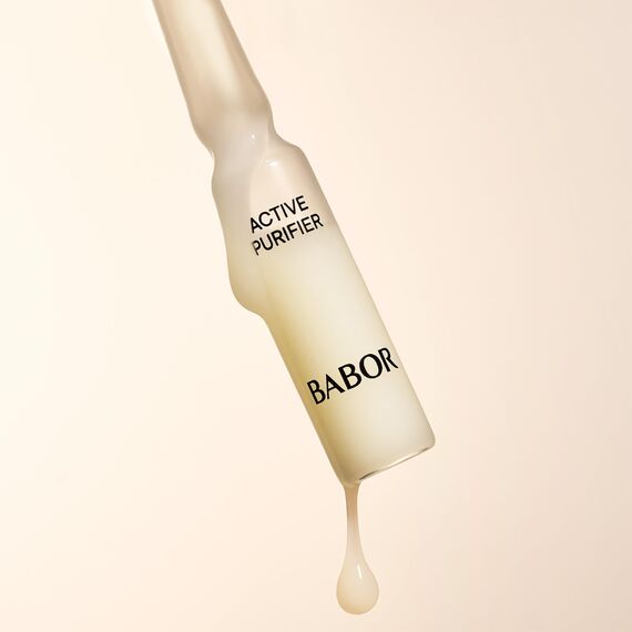 BABOR Active Purifier, Serum Ampullen für das Gesicht, Mit Teebaumöl für reduzierte Unreinheiten, Vegane Formel, Ampoule Concentrates, 7 x 2 ml
