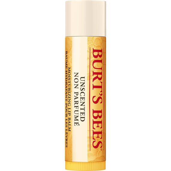 Burt's Bees® 100% natürlicher, feuchtigkeitsspendender Lippenbalsam, geruchlos mit Bienenwachs,