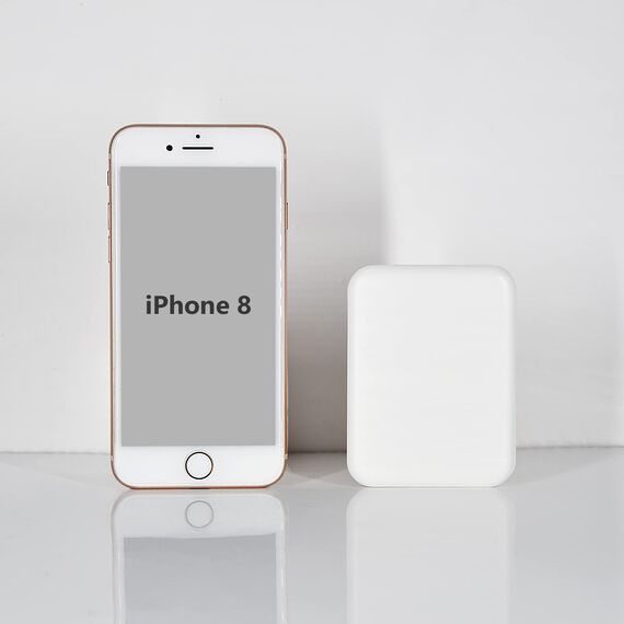 Kintion Taschenspiegel, LED-Kompakt-Reise-Make-up-Spiegel mit 1-facher/3-facher Vergrößerung, Kompaktspiegel mit Licht, Handtaschenspiegel, Kleiner beleuchteter Kompaktspiegel als Geschenk, Weiß