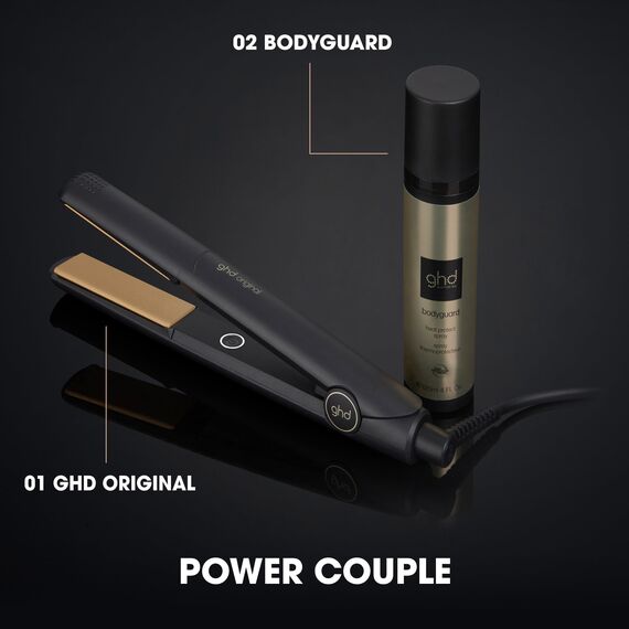 ghd Original Styler - Professioneller Haarglätter für poliertes, weiches und glänzendes Haar, sorgt für glatte bis gewellte Haare, Single-ZoneTM-Technologie, Keramikplatten, schwarz