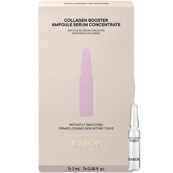 BABOR Collagen Booster, Anti-Aging Serum Ampullen für das Gesicht, Mit Tripeptid für mehr Elastizität und Glätte, Ampoule Concentrates, 7 x 2 ml