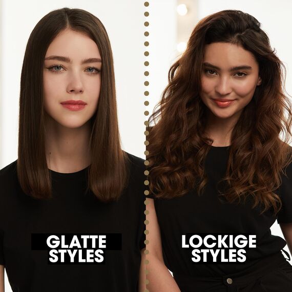 ghd Original Styler - Professioneller Haarglätter für poliertes, weiches und glänzendes Haar, sorgt für glatte bis gewellte Haare, Single-ZoneTM-Technologie, Keramikplatten, schwarz