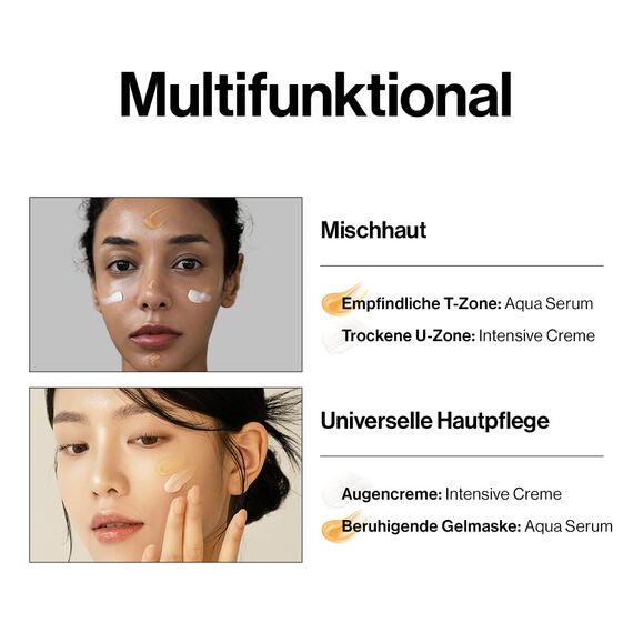 d'alba Italian weißer Trüffel Double Serum & Cream, anpassbare 2-in-1-Intensivpflege, Creme für Hautstraffheit und Glanz, milde und vegane Doppelcreme Koreanische Hautpflege (70g (1er Pack))