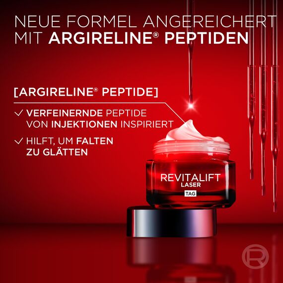 L'Oréal Paris Gesichtspflege Set, Anti-Aging Tagespflege und Nachtpflege mit 3-fach Wirkung - mit Pro-Retinol, Hyaluron und Vitamin C, Revitalift Laser, 2 x 50 ml