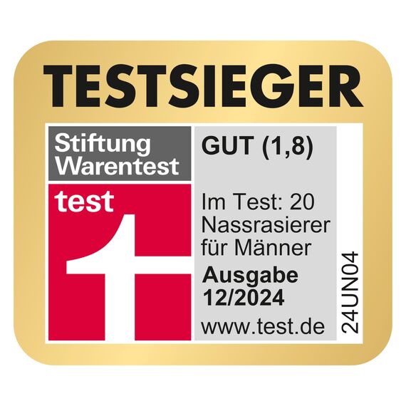 Gillette Labs Nassrasierer Herren, TESTSIEGER VON GILLETTE BEI STIFTUNG WARENTEST, Rasierer mit Reinigungs-Element + 1 Ersatzklinge, Premium-Magnetdock