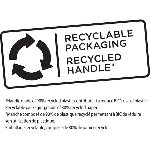 BIC Rasierklingen für Herren Rasierer Hybrid 5 Flex, 8er Nachfüllpack für den Nassrasierer mit 5 Titanium Klingen