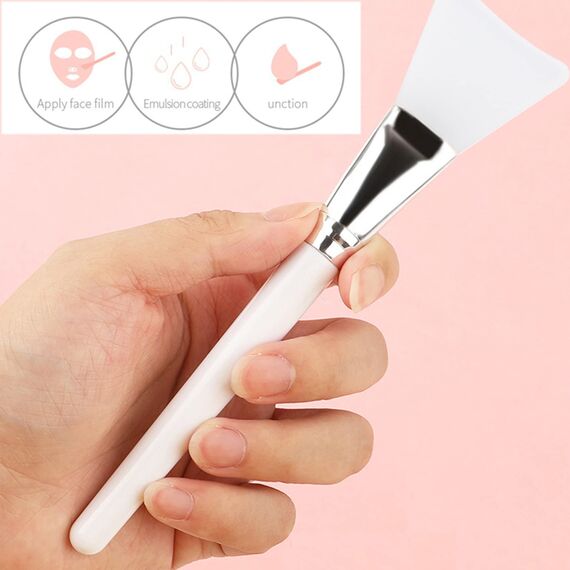 Olakin Maskenpinsel, Gesichtsmaskenapplikator, Silikon Gesichtsmaske Pinsel, für Gesichtsmasken, Augenmasken, Serum, Reinigungsmaske oder DIY Hautpflege