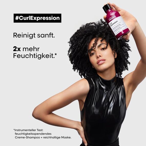 L'Oréal Professionnel Haarshampoo für welliges und lockiges Haar, Serie Expert, Curl Expression Intense Moisturizing Cleansing Cream, 300ml