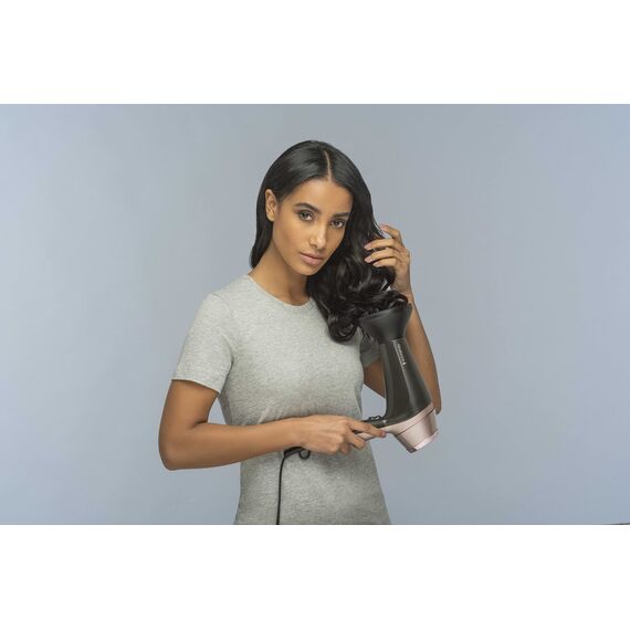 Remington Haartrockner Ionen [Locken & Wellen & Glatt] Curl-Straight (2200W, inkl 3 Stylingaufsätze: konisch & Locken-Stylingdüse & Diffusor, 45mm Rundbürste & Klammern, 3 Heiz-& 2 Gebläsestufen)D5707