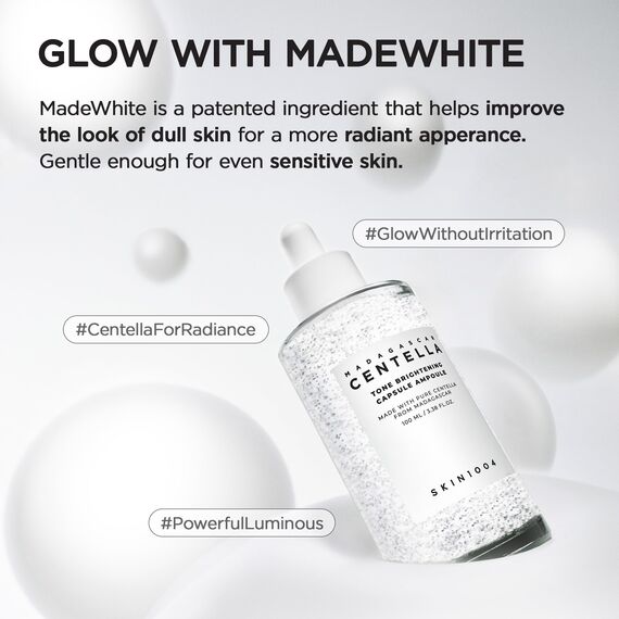 SKIN1004, Madagascar Centella, Ton aufhellend, Capsule Ampoule, 100 ml