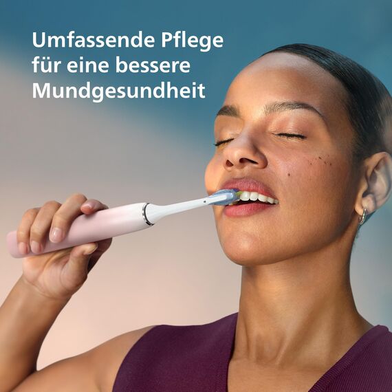 Philips Sonicare DiamondClean Elektrische Zahnbürste, 9000er Serie, Sonderedition – Schallzahnbürste, sauberere Zähne, 4x C3 Premium Plaque Defense-Bürstenköpfen, pink (Modell HX9911/79)