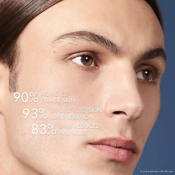 Biotherm Homme Force Supreme Gel, revitalisierende Gesichtscreme für Männer mit Anti Aging Effekt, Gesichtspflege mit Life Plankton, Blaualgen-Extrakt und Pro-Xylane