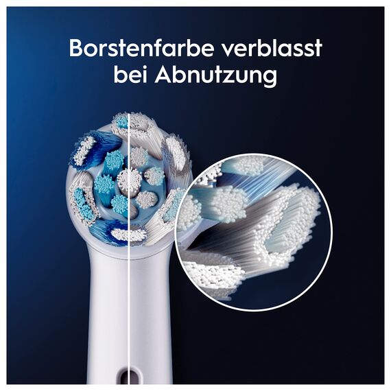 Oral-B iO Ultimative Reinigung Aufsteckbürsten für elektrische Zahnbürste, 6 Stück, ultimative Zahnreinigung, original Zahnbürstenaufsatz für Oral-B iO Zahnbürsten, briefkastenfähige Verpackung, Weiß
