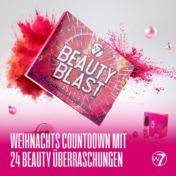 W7 Beauty Blast Adventskalender 2025 – 24 einzeln verpackte Make-up & Kosmetik-Überraschungen für Weihnachten – Tierversuchsfreie Geschenkideen