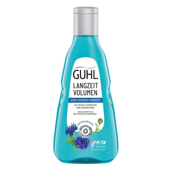 Guhl Langzeit Volumen Shampoo - Inhalt: 250 ml - Volumen und Fülle für feines Haar