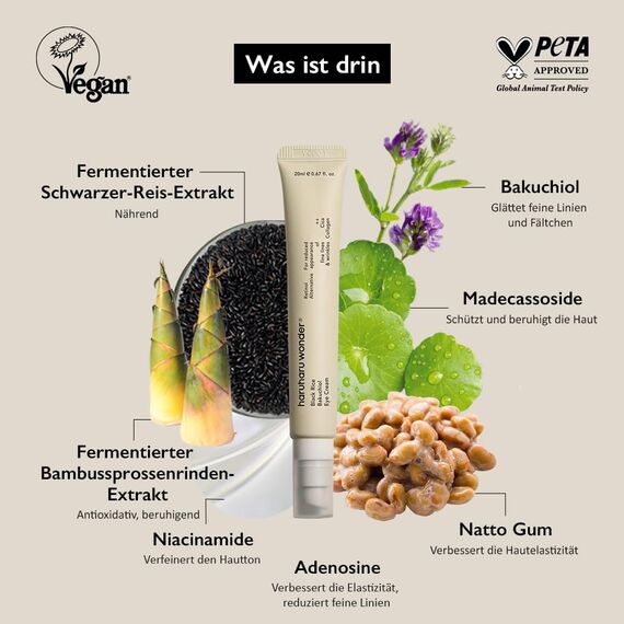 HARUHARU WONDER Black Rice Bakuchiol Eye Cream (20 ml)