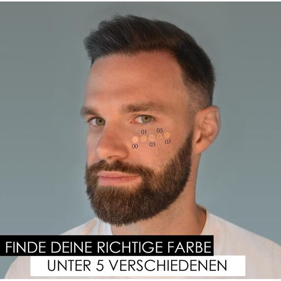 Maybelline New York Abdeckstift für Männer, Hautpflege mit Farbe, 5 verschiedene Farbtöne, zum Kaschieren von Augenringen und Pickeln, waches und gepflegtes Erscheinungsbild, Nr. 00 Ivory, 6,8ml
