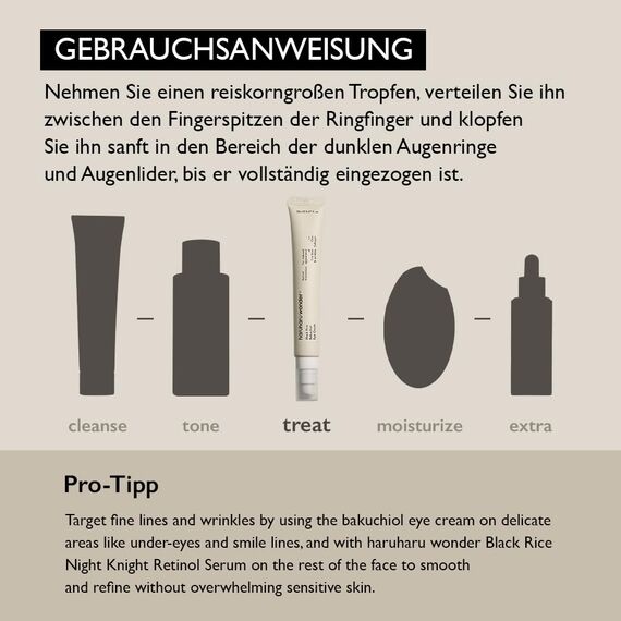 HARUHARU WONDER Black Rice Bakuchiol Eye Cream (20 ml)